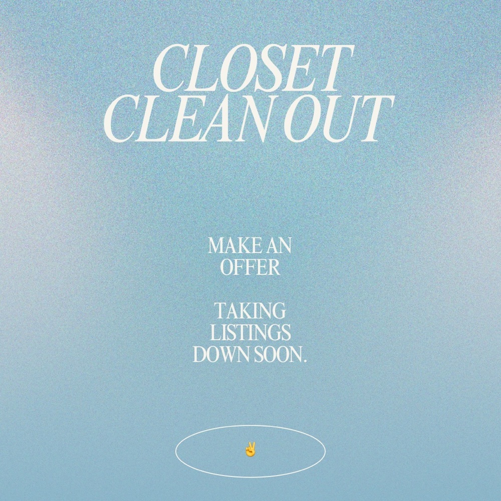 Closet Clean Out